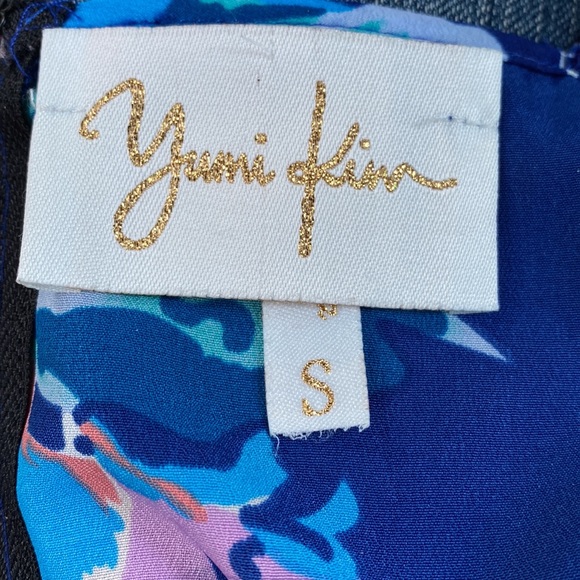 Yumi Kim Goddess Surplice Bodice A-line Floral Slip Dress Style S1910 - Picture 5 of 5